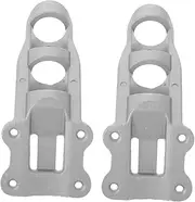 BESPORTBLE 2pcs Flag Pole Holder: Aluminum Flagpole Bracket Heavy Duty Wall Mount Base for Outside House Mounting Bracket for Schools Businesses and Communities