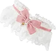 Fashionable Bow Collar for Cats Dogs Adjustable Pet Collar for Kitten Puppy Decorative Pet Accessory