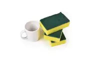Kwik Life 1 Pack Of 3 Scourer Sponge Strong Commercial Grade Regular Duty 15X10x3cm Sponges & Scourers