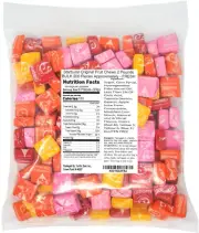 Original Fruit Chews Sugar Candy, 2.0 Pounds Bulk 200 Pieces Approxim