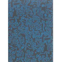 在飛比找蝦皮商城優惠-Keith Haring Colored Edge Jour