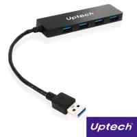 在飛比找momo購物網優惠-【Uptech】4-Port USB 3.0 Hub超輕薄集