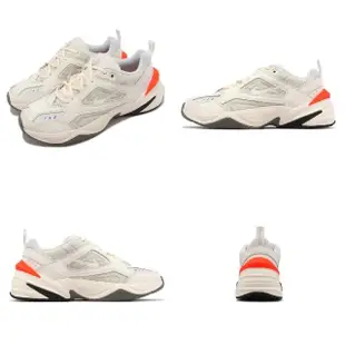 【NIKE 耐吉】休閒鞋 M2K Tekno 男鞋 米白 橘 老爹鞋 復古 厚底 Phantom(AV4789-001)