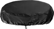 Drum Cover - Gallon Barrel Top Shield | High Density Fabric Cover with Cord Cord, Outdoor Storage Protection, Waterproof Wrap for One Use