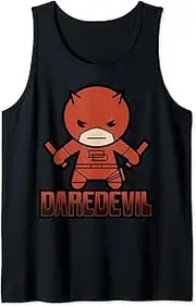[Marvel] Daredevil Kawaii Logo Portrait Tank Top