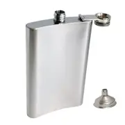 10oz Alcohol Pocket Flask with Portable Funnel Stainless Steel Bottle 5.5"
