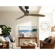 52 Inch Devanti Ceiling Fan AC Motor 3 Blades w/Remote - Dark Wood