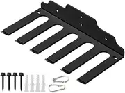 Dumbbell Wall Rack, With 6 Hooks Resistance Bands Hooks For Workout Barbells | Anti rust Coated Resistance Bands Hanger For Lifting Belt