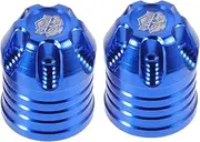 BESTYASH 2Pcs Aluminum Alloy Tire Valve Caps Car Valve Stem Covers for Cars Motorcycles and Electric Vehicles Durable Air Caps with Sleek Finish Effortless