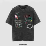 OVERSIZED 超大號 T 恤 GAMERS KAOS 超大號中性棉精梳 24 年代 BAJU 超大號 KAOS