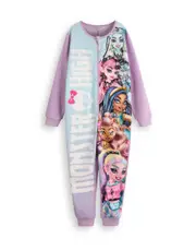Monster High Girls Onesie Purple Character Leg - 13-14 Years
