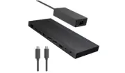USB C Docking Station, Docking Station 3 Monitors with 2DP+HDMI, 100W PD, 4USB 3