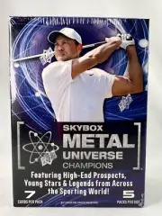 2023 Upper Deck Skybox Metal Universe Champions Sealed 5 Pack Blaster Box