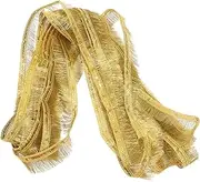 KONTONTY Fringe Trim Gold Tassel Decoration DIY Tassel Decor for Party Costumes