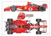 Michael Schumacher ltd.ed.art print -2006 Ferrari F248