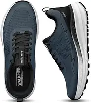 [WALK·HERO COMFORT AND SUPPORT] Mens Hiking Shoes for Plantar Fasciitis, Orthopedic Walking Shoes with Arch Support, Lightweight Waterproof Sneakers Wide Toe Box Shoes for Foot & Heel Pain Relief