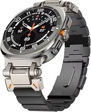 [ENGSH] Titanium Strap fit For Samsung Galaxy Watch Ultra 47mm Mens Business Metal Band fit For GALAXY WATCH 7 ULTRA 47mm Bracelet Correa