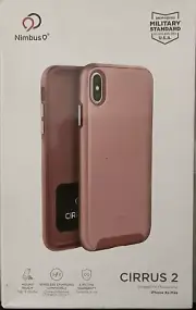 Iphone Xs Max Rose Gold Pink Silver Buttons Cirrus 2 Case By Nimbus 9 Metallic