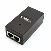24volt Gigabit POE Injector, ICreatin Passive PoE Adapter For Ubiquiti, Mikrotik