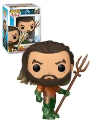 Funko POP! Movies Aquaman The Lost Kingdom #1301 Aquaman (Diamond Collection) - New, Mint Condition