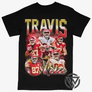 Travis Kelce Tee Shirt Kansas City Chiefs NFL Football T-shirt