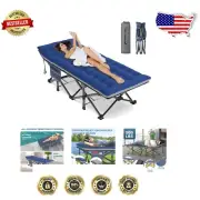 Spacious Folding Cot Bed with Carry Bag - Perfect for Camping, Travel & Guests