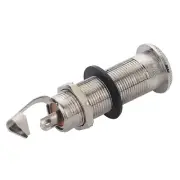 Threaded Cylinder Output Jack Flush Mount Stereo Mono Jack Plug Sockets 1/4 Inch
