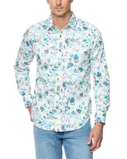 Robert Graham Sumter Button Front Printed Shirt