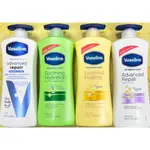 VASELINE凡士林身體乳液/蘆薈精華600ML/全效滋潤600ML/修護無香600ML