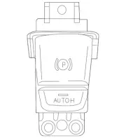 Genuine BMW 2017-2023 BMW - Prk Brake Switch 61-31-5-A72-FE4 (for: BMW)