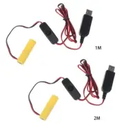 USB Power Supply Adapter for AA Battery Replace 1 AA Battery for Pumpkin Lantern