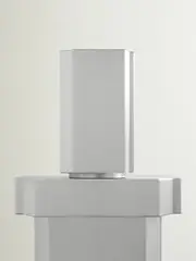 [LOUISE ROE] LOUISE ROE - Funki Small Brushed Aluminium Pot - Gray - One size One size Gray