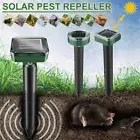 2Pack Solar Power Ultrasonic Mice Gopher Mole Pest Snake Repellent Repeller