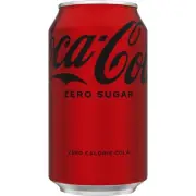 Coca-Cola Zero Sugar Soda, 12 Oz, Case Of 24 Cans