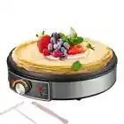 Electric Griddle Crepe Maker Cooktop Nonstick Crepes Maker With Indicator Lights