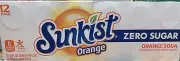 Sunkist Zero Sugar Orange Soda 12 pack