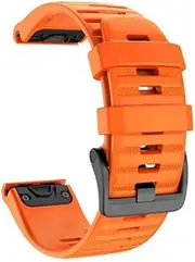 [ISOUDE] 26/22/20mm Smart Watch Silicone Wristband For Garmin Fenix 6 6S 6X 5X 5 5S 3 3HR Forerunner 935 945 7 7X 7S Quick Release Strap