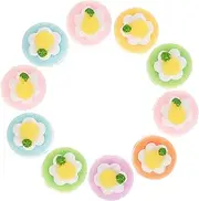 GARIOUANS 10pcs Realistic Macaron Cakes Simulation Food Toys for Pretend Play Sturdy Decorative Ornaments for Dollhouses Birthday Unique Kitchen Displays and Home