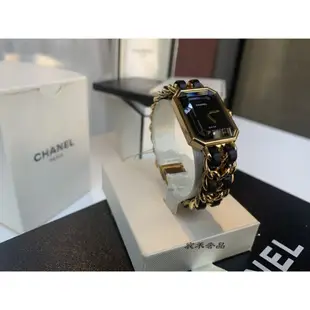 二手99新 CHANEL 香奈兒 Premiere 金色 方糖 手錶 石英腕錶 女錶 H6951 現貨