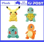 20cm Pokemon Plush Soft Stuffed Plush Toys Bulbasaur Pikachu Charmander Squirtle