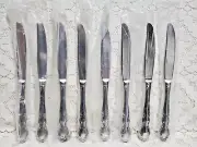 Oneida Dover Dinner Knives 9" Glossy 18/10 Stainless Ultra Premium New Set 8
