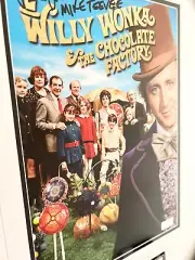 Paris Themmen Signed Autograph Willy Wonka Inscribed Mike TeeVee Rare with COA