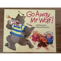 在飛比找蝦皮購物優惠-go away mr wolf 大野狼走開 英文讀本