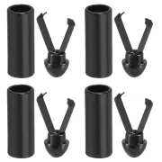 Shoe Lace Tip, 4Pcs Metal Shoelace Head, Shoelace Tips Cords (Black)