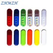 ZHMZH 3LEDs 1.5W Reading Lamps USB Night Lights Mini Book Light Portable U Disk