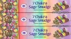 ‘7 Chakra Sage Smudge' 3 Packets Green Tree Incense Sticks Masala 3x15g Packets