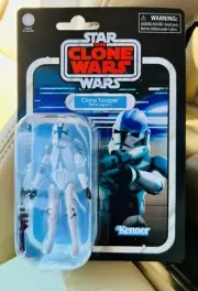 Star Wars Vintage Collection CLONE WARS: CLONE TROOPER (501st LEGION) - VC240