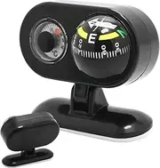 Dashboard Compass Ball, Car Compass - Car Dashboard Compass with Temperature Display, Navigation Direction Pointer Ball for Vehicle, Truck, Outdoor Trip