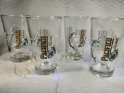 Set Of 4 Pacifico Clara Cerveza 16 oz Pint Beer Glass *RARE SWORDFISH*