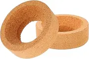 DECORNIJIA 2Pcs Round Bottom Flask Holder Lightweight Cork Flask Stand for Laboratory Use Support for Experimental Flasks Workmanship for Secure Storage Reliable Flask